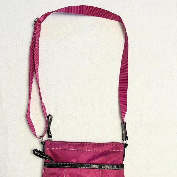 🎉Purse Sale🎉 Nine West Hot Pink Crossbody Purse/Bag  9 ½” x 10” - Picture 2 of 10